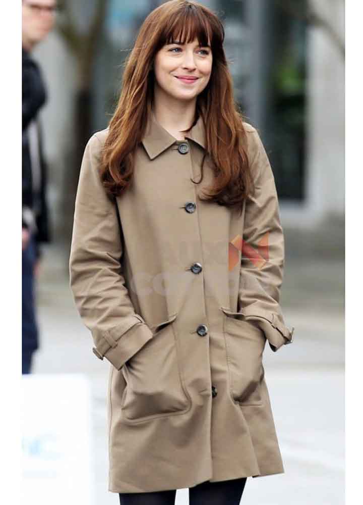 Fifty Shades Darker Dakota Johnson Trench Coat